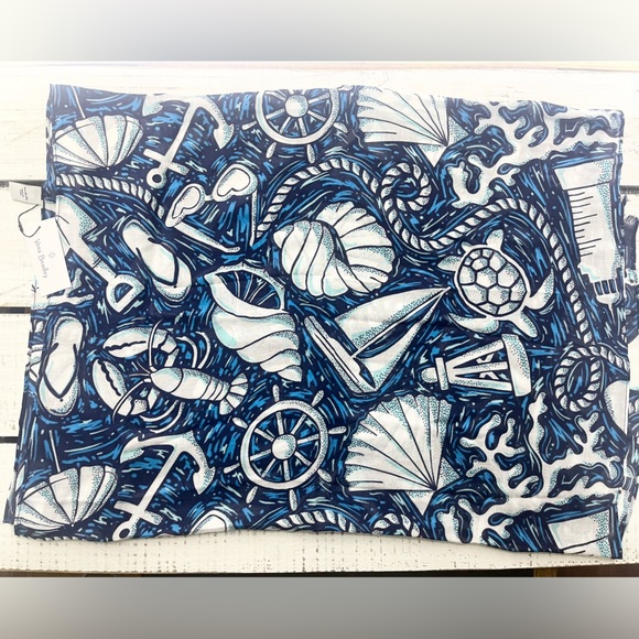 NWT Vera Bradley Shore Enough Soft Fringe Scarf - Picture 3 of 6